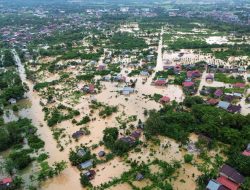 Banjir di Kota Padang Sumatera Barat: Penampakan dari Udara yang Mempesona dan Mencekam